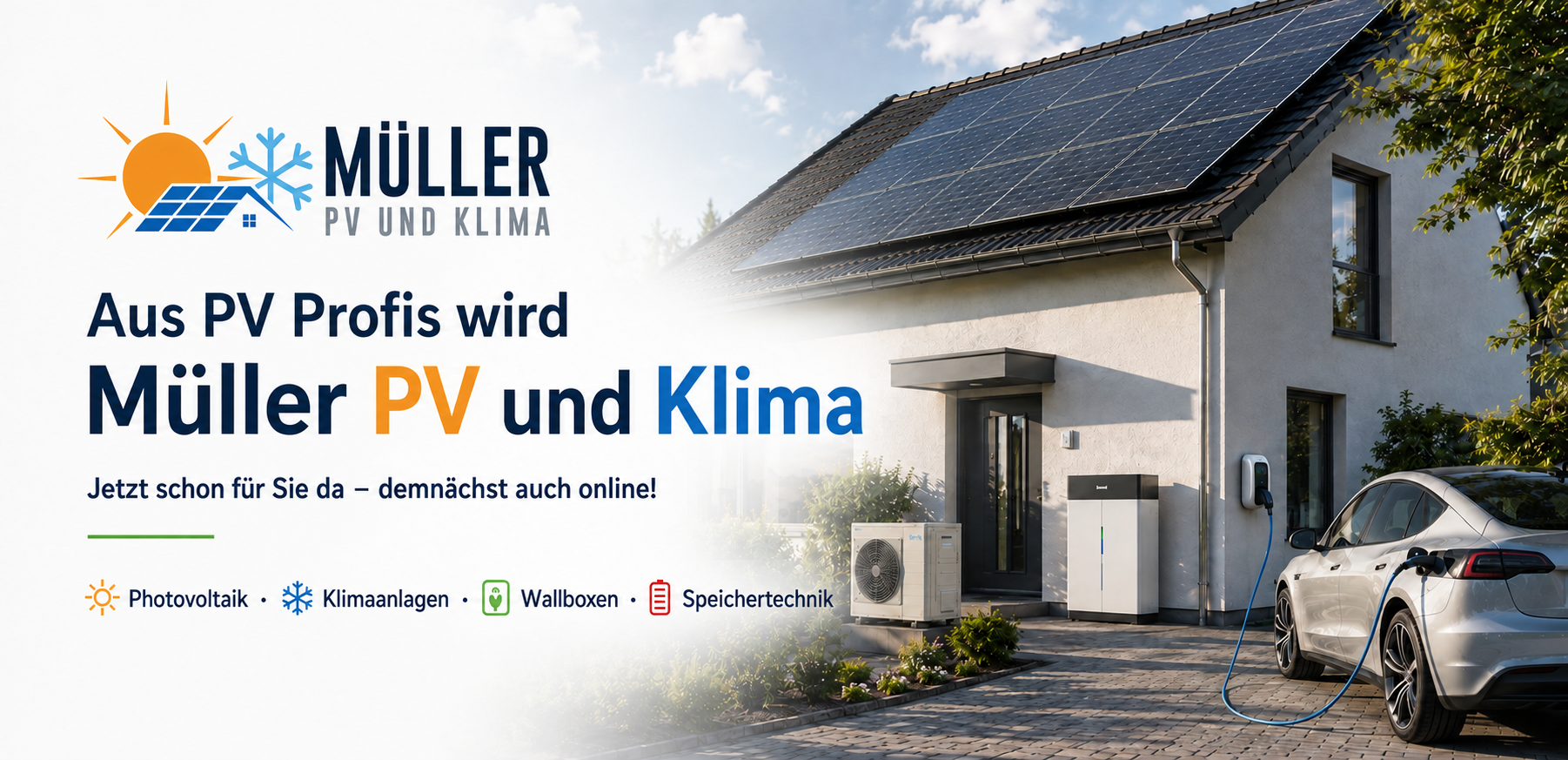 Aus PV Profis wird Müller PV und Klima